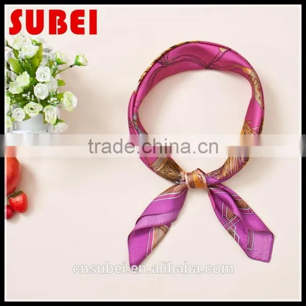 Customized Print Silk Scarf For Women photo-4