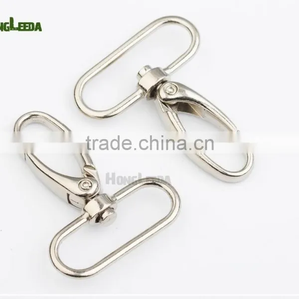 32mm 1.25inch Silver Nickle, Antique Brass Alloy Swivel Clasps Snap Key Hooks DIY Key Chain Ring Clip Buckle HK-012 photo-2