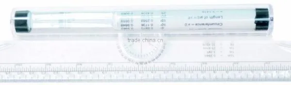 15cm and 30cm Acrylic Rolling Technical Drawing Ruler photo-2