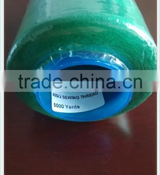 100 PET PE Sewing Thread 40/2 5000 Yards/cone photo-6