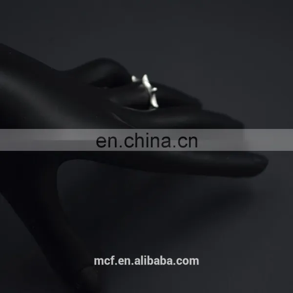 MCR-0048 Fashion Latest Silver Novel Simple Punk Finger Ring photo-3