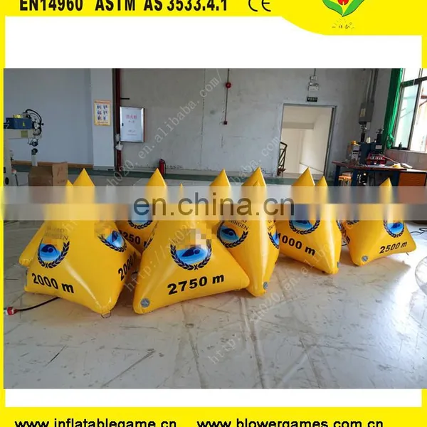 0.6mm PVC Tarpaulin Air Tight OEM Water Advertising Inflatable Buoy photo-3