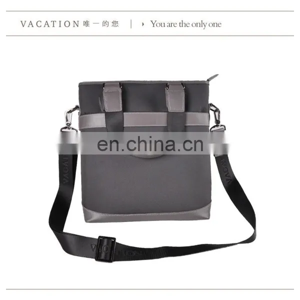 Genuine Cow Leather Portable Shoulder Business Bag for Man Meeting Use photo-4