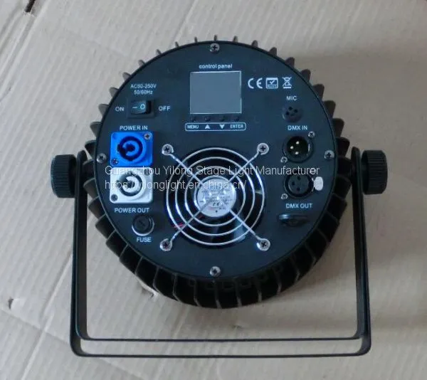 WIFI RGBWA+UV 6in1 Dmx Led Stage Lighting,par Led Lighting,disco Lights,dj Lights for Wedding DJ photo-4
