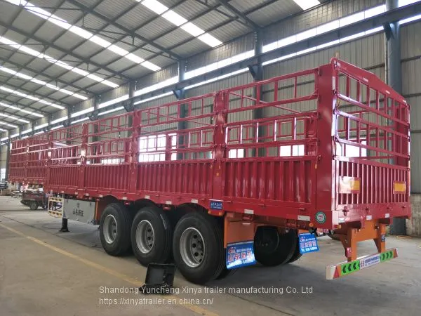 Factory 3/4 Axles 40ft Side Wall Semi Cargo Truck Semi Trailer Container Flatbed Lowbed Semi Trailer photo-2