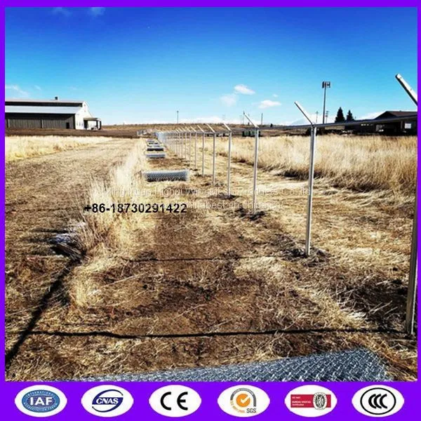 Low Cost Silver Color Iron Chain Link Mesh for Encircling Wasteland With High Recycling Value and Easy Installing