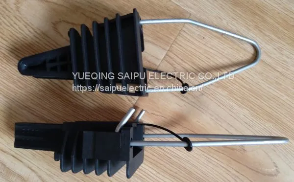 tension clamp for 2 wires or cable