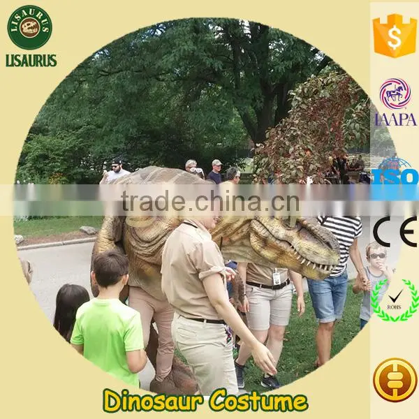 Lisaurus-C-Attractive European Children Museum Hidden Legs Dinosaur Suit photo-2