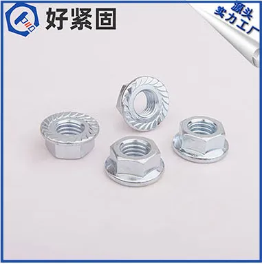 M4-M16 304/201/316 Serrated Hex Flange Nuts photo-2