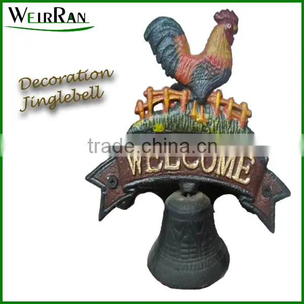 (1063) Wrought Iron Decorative Jingle Bell Metal Artware Animal Welcome Doorbell photo-6