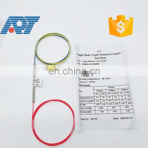 Fiber Optic Equipment CATV 20/80 1*2 FBT Coupler Splitter photo-2