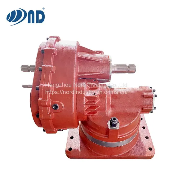 Two-step Drive Gearbox for Driving Rake, With Viarable Speed Clutch