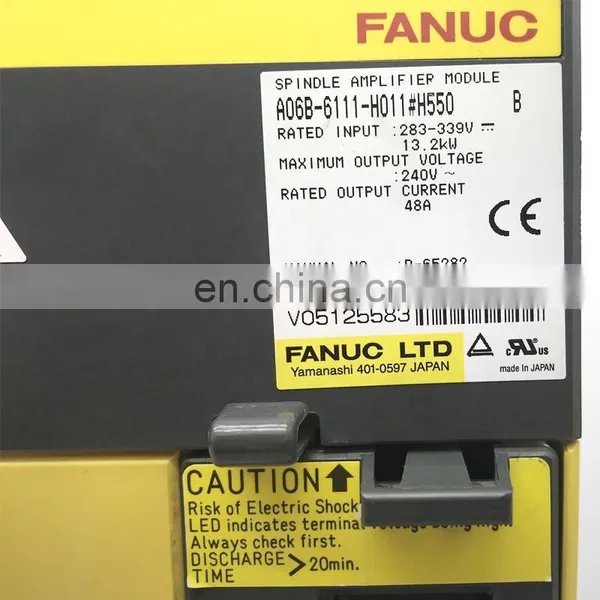 A06B-6111-H011Original Fanuc Spindle Amplifier Module A06B-6111-H011#H550 photo-3