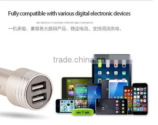 2015 Cell Phone Ipad Safety Hammer Car Charger With Metal Aluminum With Broken Window Hammer Design Function photo-3