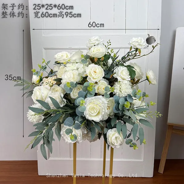 Factory Direct Custom Wedding Silk Flowers - Logo-Printed Silk Flower Arrangements, Branded Wedding Silk Flowers photo-4