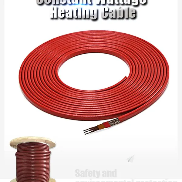 High Temperature 150 Degree Pipelines Heating Cable With Copper Conductor & FEP Insulation Constant Wattage Heat Cable photo-6