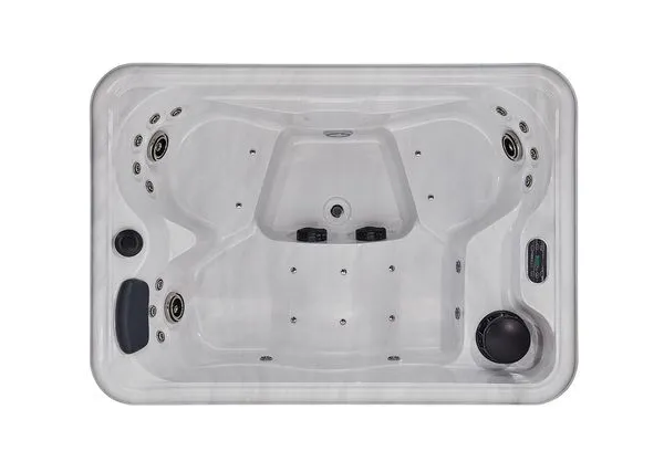 High-end 2 Person Rectangular Backyard Swimming Pool, With Balboa Hot Tub Spa Outdoor Hot Spring Villa photo-3