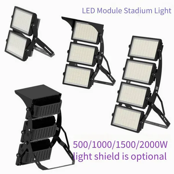 Factory Direct Supply Led Module Stadium Lights, Module High - Mast Lights, 250 - 2000w High - Power Led Searchlights photo-2