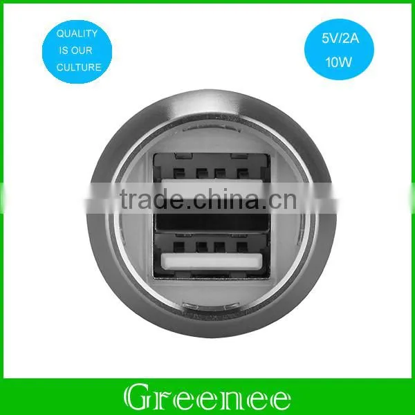 Stainless Steel Safe Hammer Dual 2.4A USB Car Charger for IPhone 6S and Mobile Phone photo-5