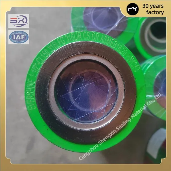 Graphite Filled Metal Spiral Wound Gaskets for Boiler Applications photo-4
