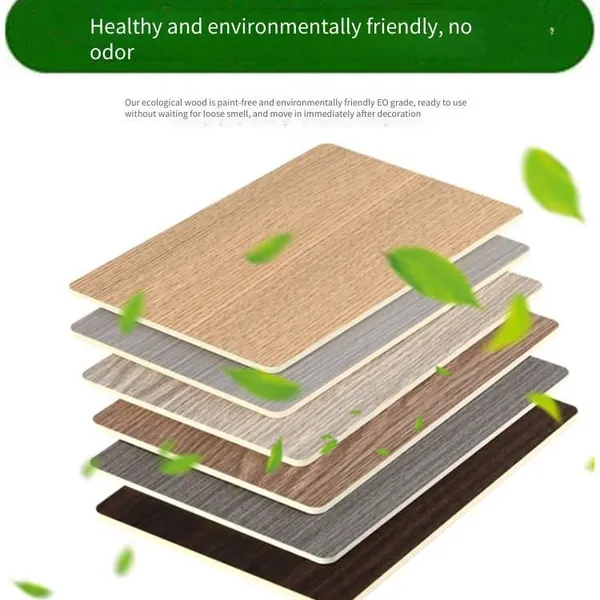 New Fireproof and Flame-retardant Interior Wall Decoration Board, Solid and Environmentally Friendly Bamboo-wood Fiber Wood Veneer photo-5