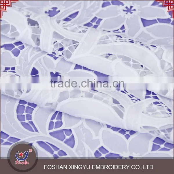New Special Design Best Price Fashion Water Soluble Lace Fabric for Curtain/bridal Supplier's Choice photo-5