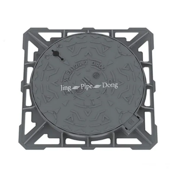 High Quality En124 Hatch Cast-Iron Heavy Type D400 With Locking System Ductile Iron Manhole Cover photo-4