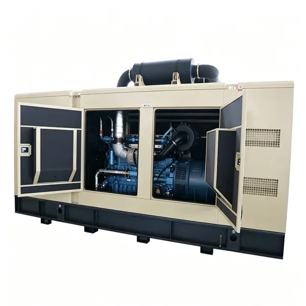 Factory Sale Weichai 550kw Low Noise Diesel Generator Set 50/60HZ Three Phase 6M33D670E200