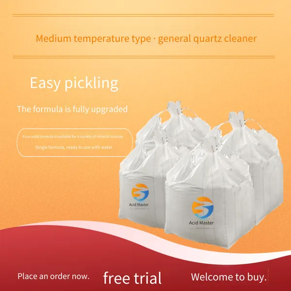 Medium-temperature Quartz Cleaner for Cleaning Quartz, Acid Master, Reducing Iron and Enhancing Efficiency, Solid Acid