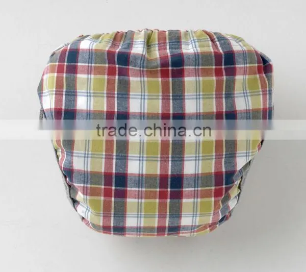 Made in Japan Products High Quality Cool Check Pattern Printed Cloth Diaper Baby Nappies Wholesale for Hot Selling Item photo-3
