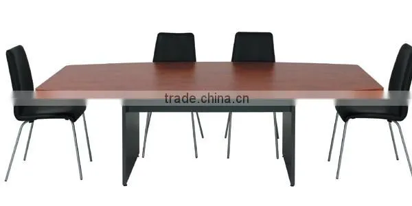 Small 4 Person Conference Table Square Meeting Table With Steel Leg (SZ-MT026) photo-5