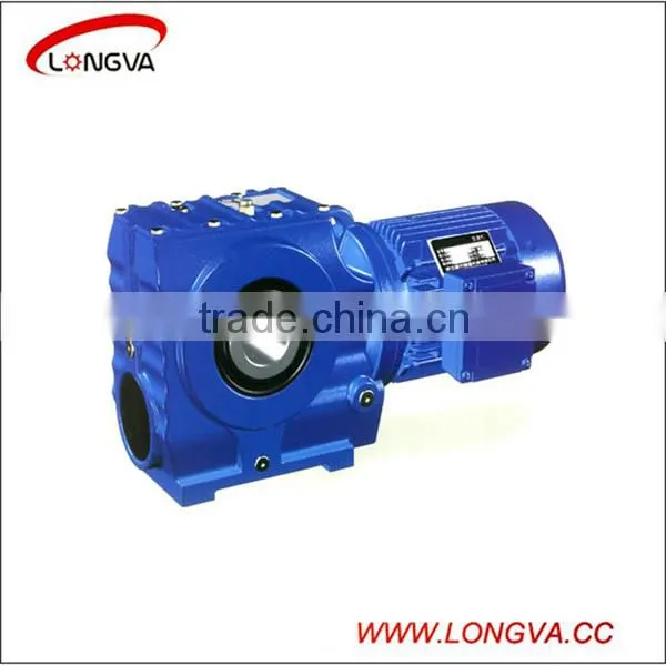 S series helical-worm geared motor/speed reducer