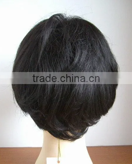 Brazilian Full Lace Wig Natural Color 100% Virgin Human Hair Wig photo-4
