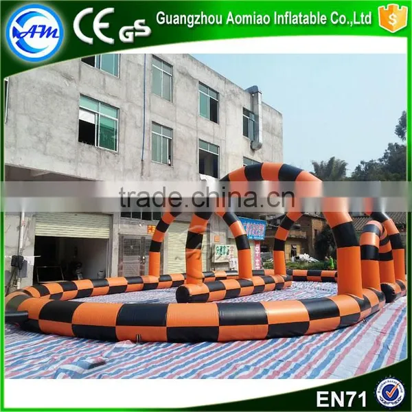 Customize Orange n Black Track Race Inflatable Air Track Factory for Sale photo-3