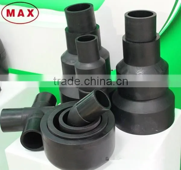 HDPE Material Pipe Fitting and Hot Welded PE Reduced Coupler photo-2