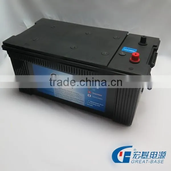 Greatbase Car Brand Lead Acid mf Car Battery 12v 200ah Battery 190H52 photo-4