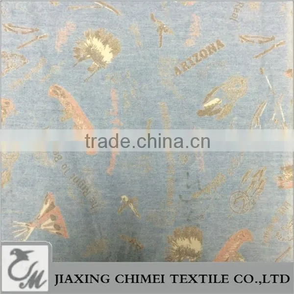 Jiaxing Dot Printed Pattern of Cotton Denim for Denim Jacket photo-3
