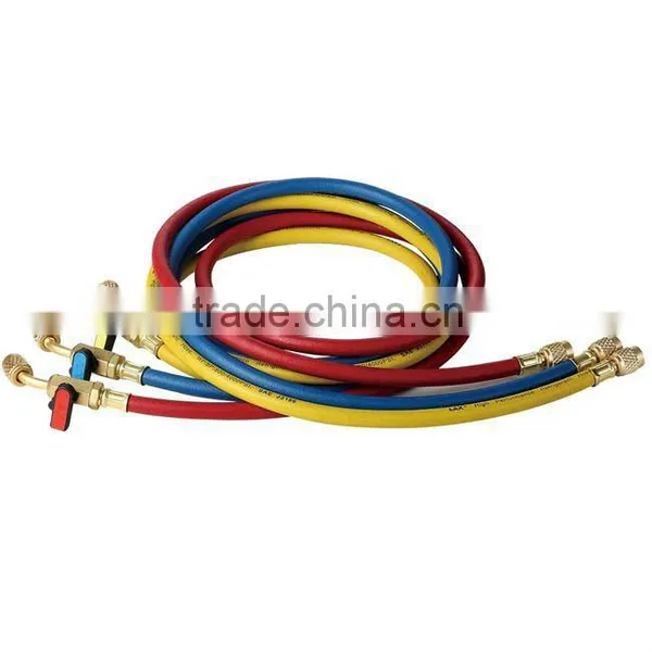 1/4'' Premium Refrigerant Charging Hose With Ball Valve PR2196