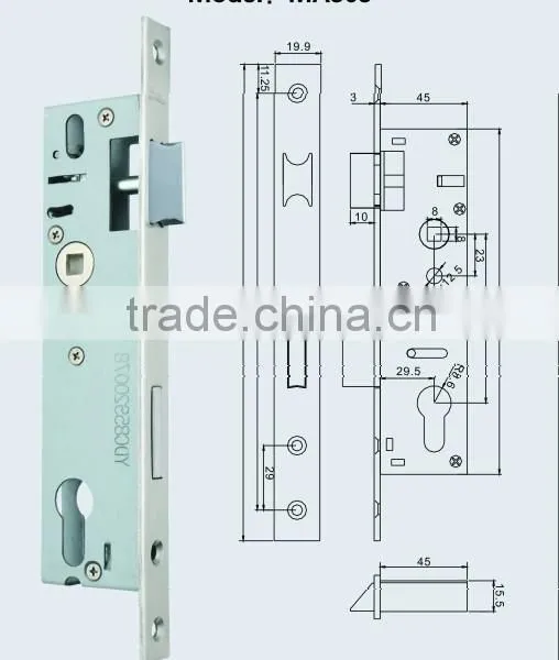 Aluminium Door Lock Body MA305