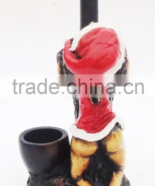 Figurine Shaped Hand Crafted Smoking Pipes - Christmas Girl photo-5