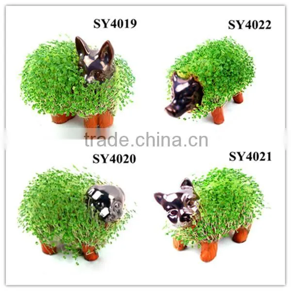 With Grass Hair White Man Growing Grass Doll photo-4