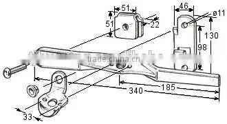Shipping Container Door Parts:anti Rack Ring,lock Cam,lock Keeper, Lock Handle photo-4