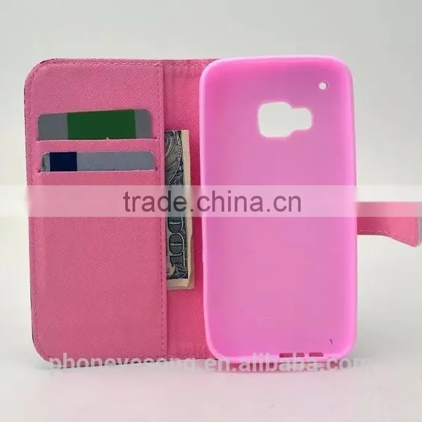PU Printed Back Cell Phone Case For HTC M9 photo-4