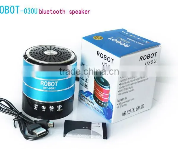 Robot-030u Portable Bluetooth Speaker,,mini TF Card Speaker,with USB Dicsks,fm Radio,speaker Bluetooth photo-4