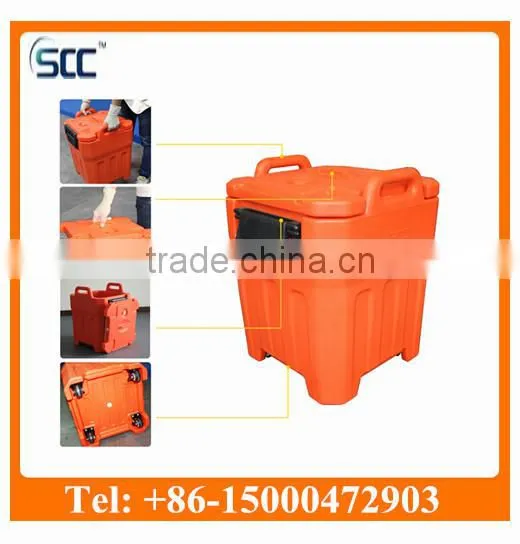 Insulated Soup Bucket With Wheels, Food Grade LLDPE Plastic Soup Container photo-3