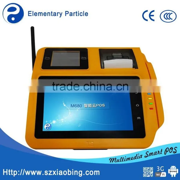 EP Tech M680 2015 Counter Top Android POS Terminal With Printer/3g/barcode Scanner/rfid Card Reader/magnetic Card Reader photo-2