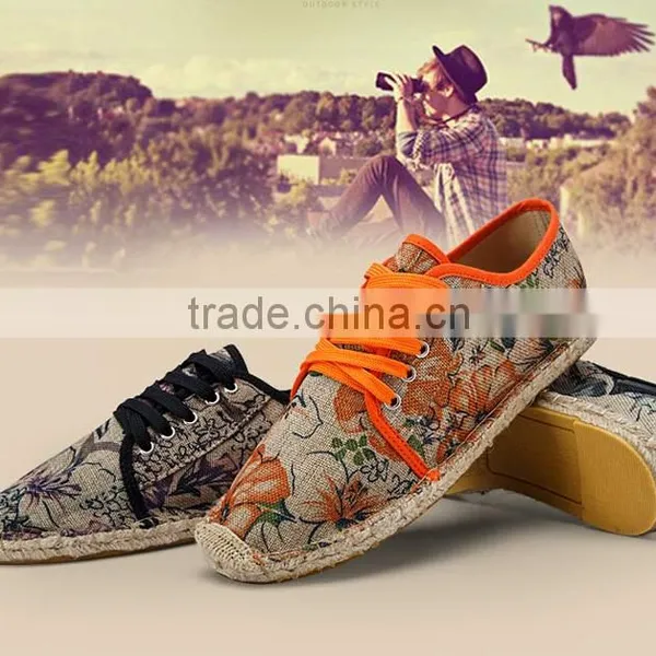 Mens Espadrille Shoes , Tide up Canvas Espadrilles,espadrilles Stock,espadrilles Shoes Men photo-2