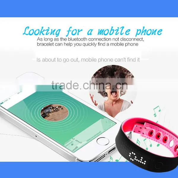 Waterproof Bluetooth Bracelet/Bluetooth Smart Wristband 2016 for Android photo-2