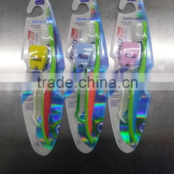 Tooth Brush With Dental Floss and Dental Floss Pick Manufacturer photo-2