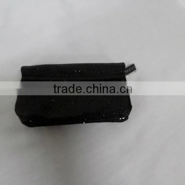 2015 Fashion Black Glitter Cosmetic Bag photo-3
